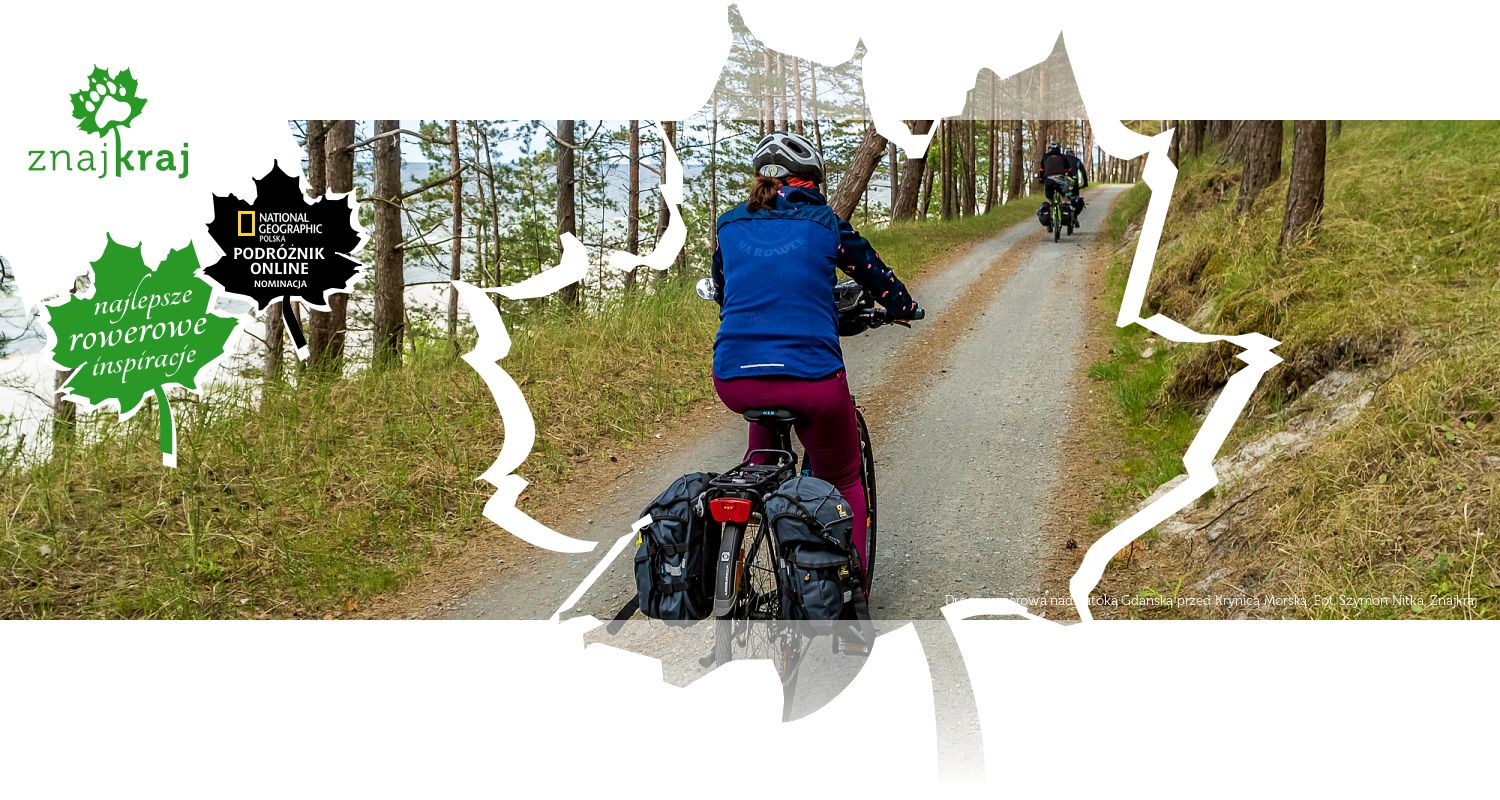 Droga rowerowa nad Zatoką Gdańską przed Krynicą Morską