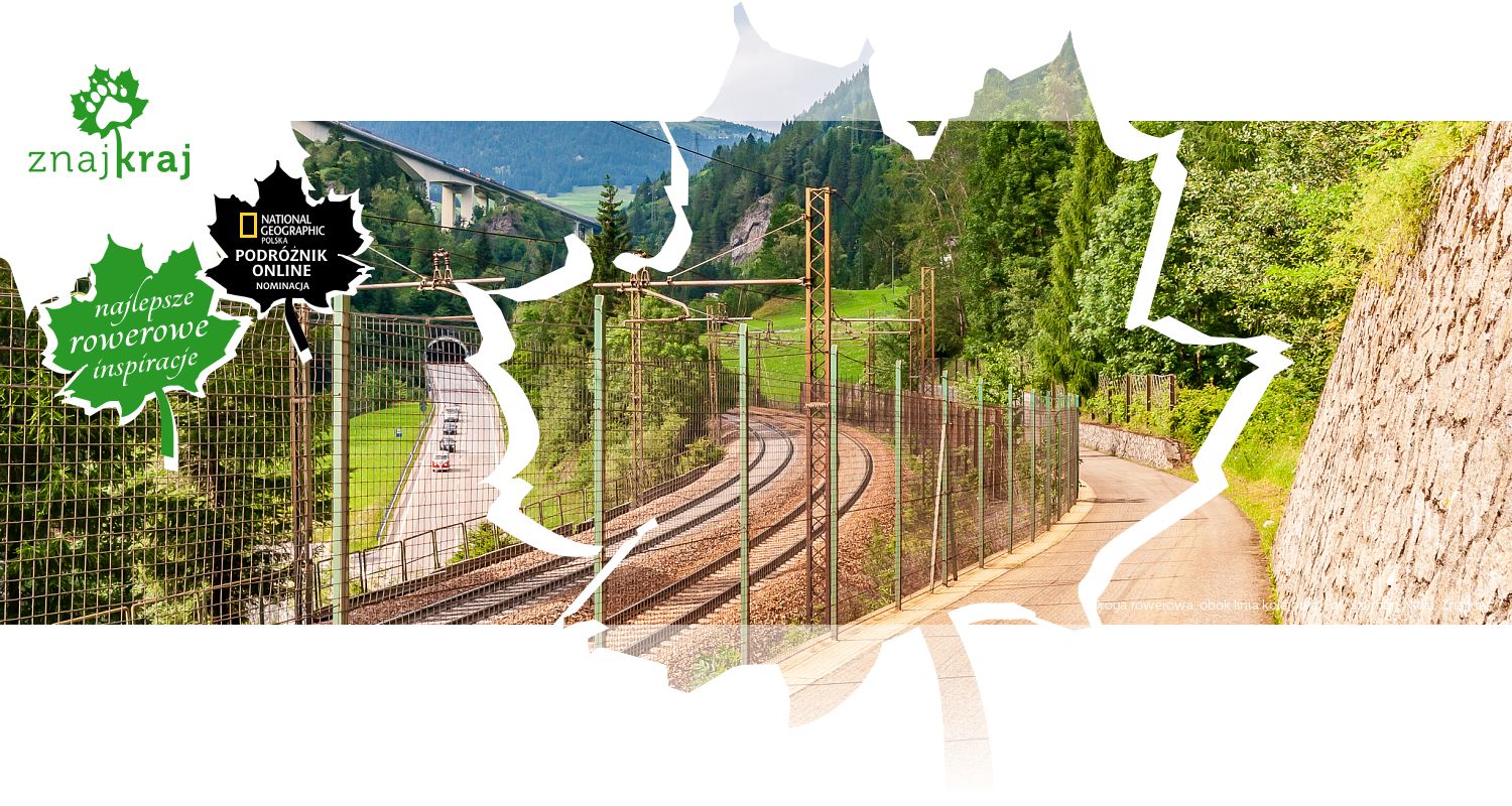 Droga rowerowa, obok linia kolejowa