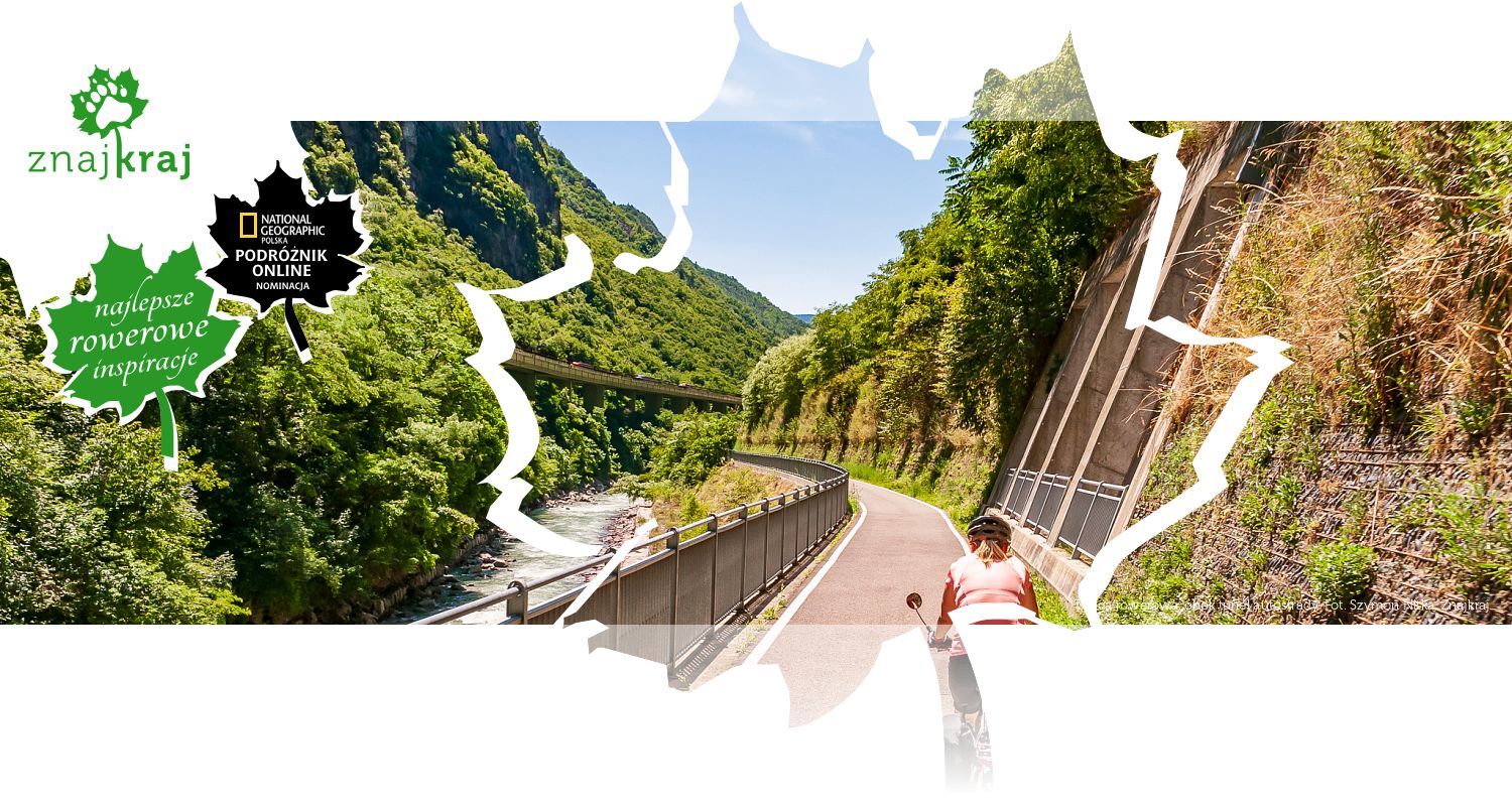 Droga rowerowa, obok tunel autostrady