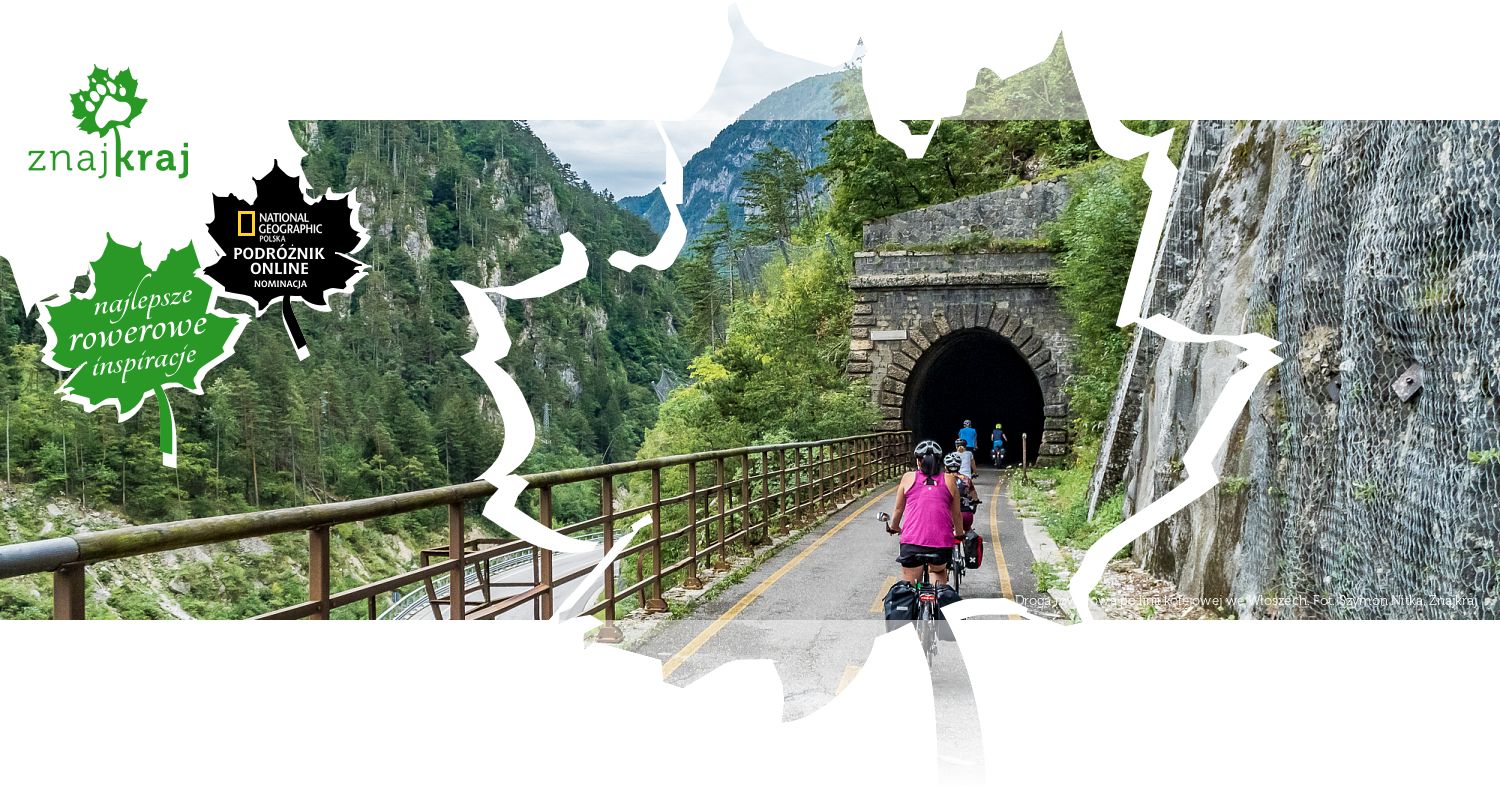 Droga rowerowa po linii kolejowej we Włoszech