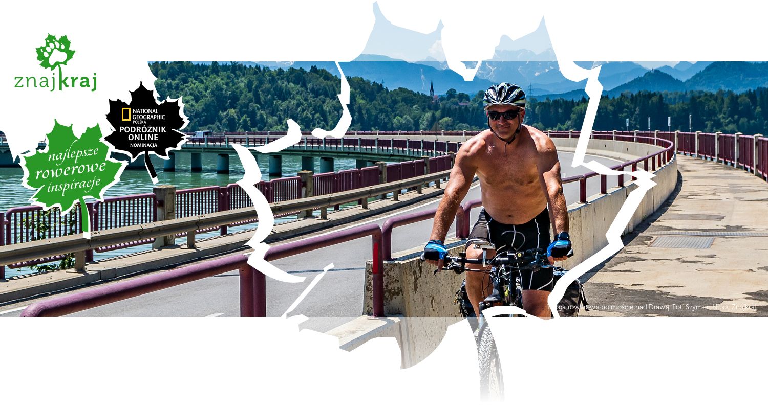 Droga rowerowa po moście nad Drawą