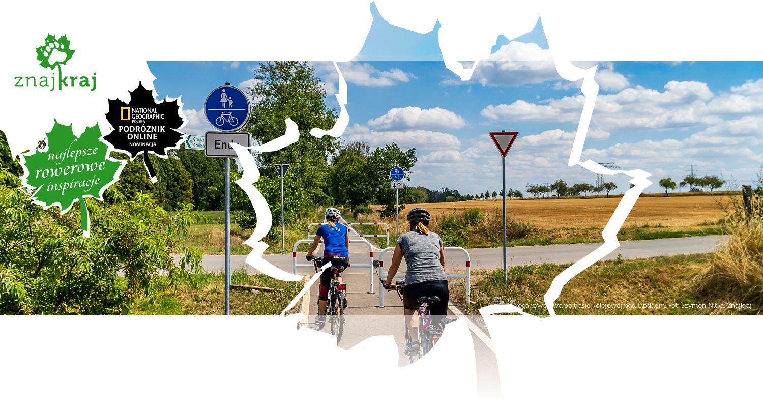 Droga rowerowa po trasie kolejowej pod Lipskiem