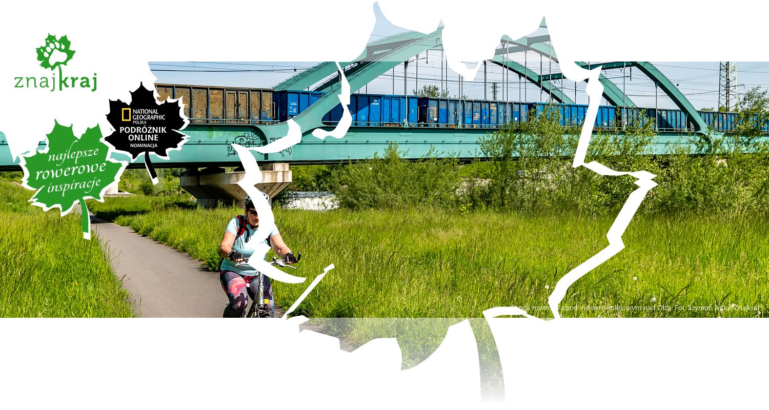 Droga rowerowa pod mostem kolejowym nad Olzą