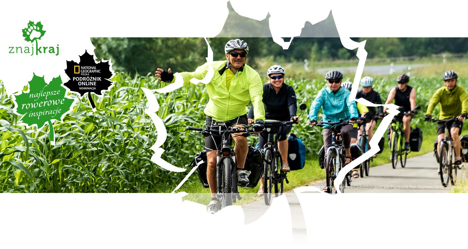 Droga rowerowa przed Cadolzburgiem we Frankonii