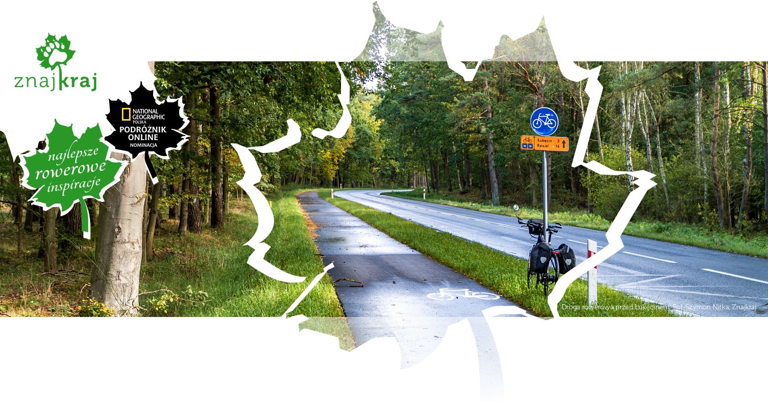 Droga rowerowa przed Łukęcinem