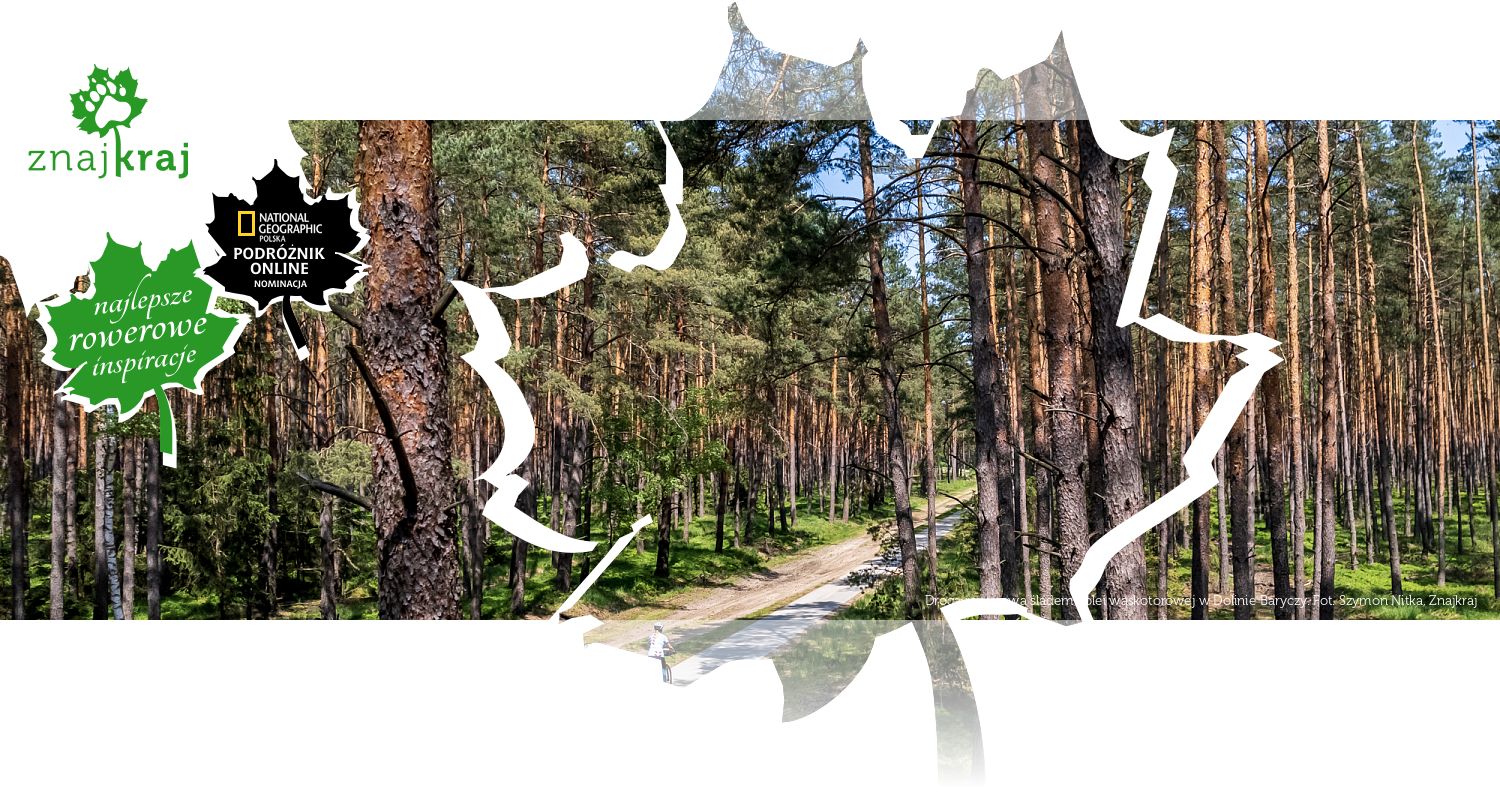 Droga rowerowa śladem kolei wąskotorowej w Dolinie Baryczy