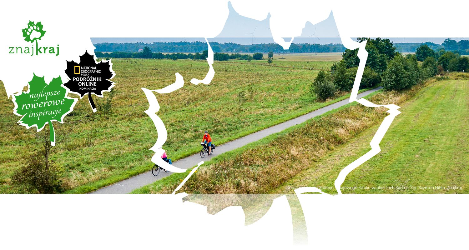 Droga rowerowa Starego Kolejowego Szlaku w okolicach Karlina