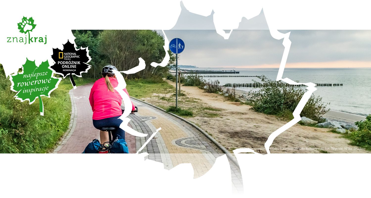 Droga rowerowa szlaku EuroVelo 10 koło Kołobrzegu