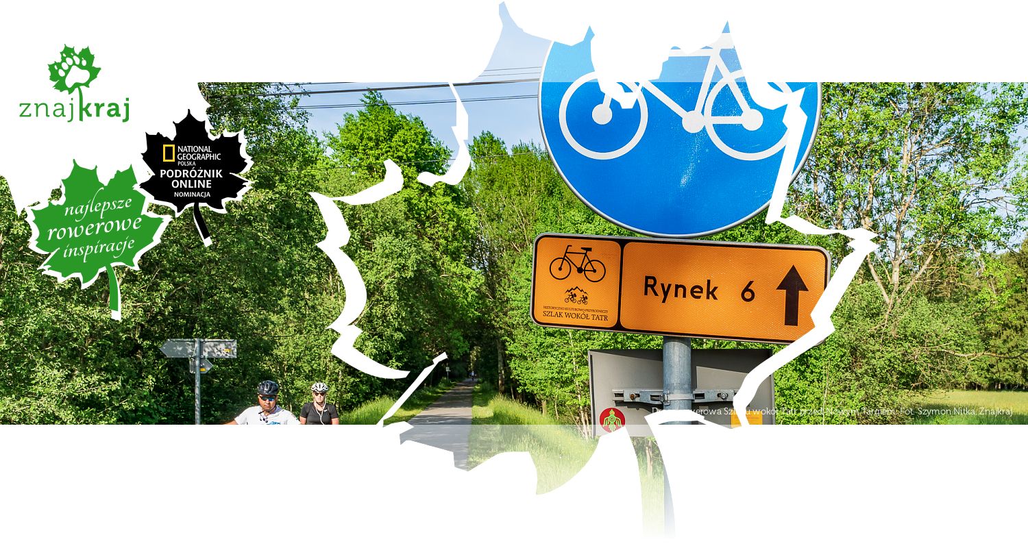 Droga rowerowa Szlaku wokół Tatr przed Nowym Targiem