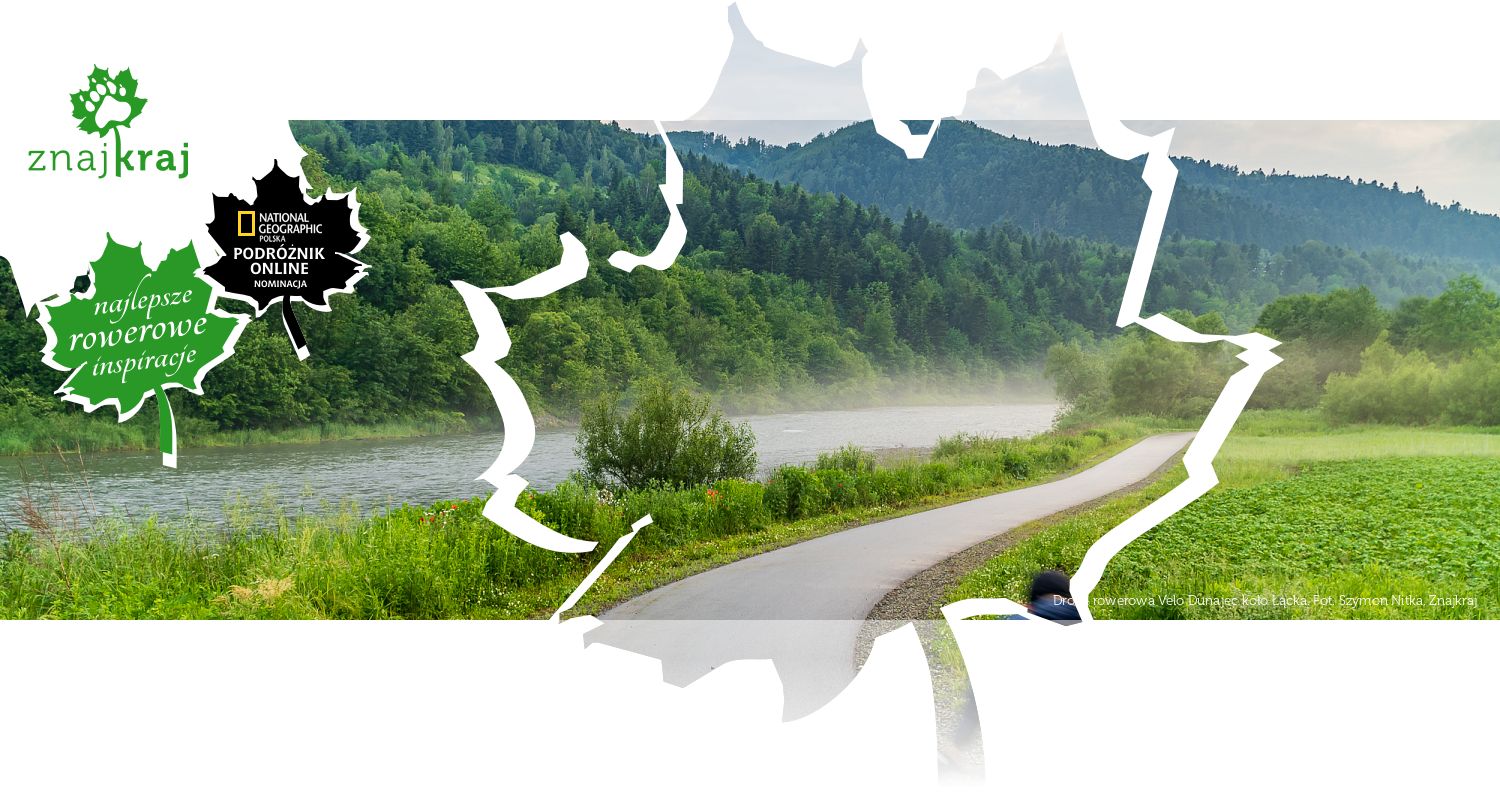 Droga rowerowa Velo Dunajec koło Łącka