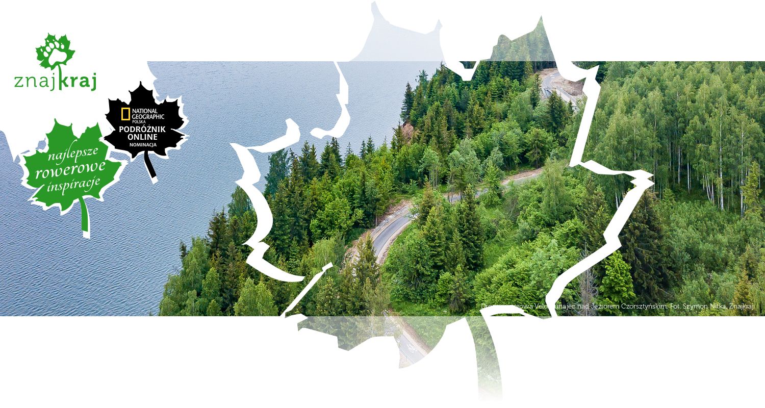 Droga rowerowa Velo Dunajec nad Jeziorem Czorsztyńskim