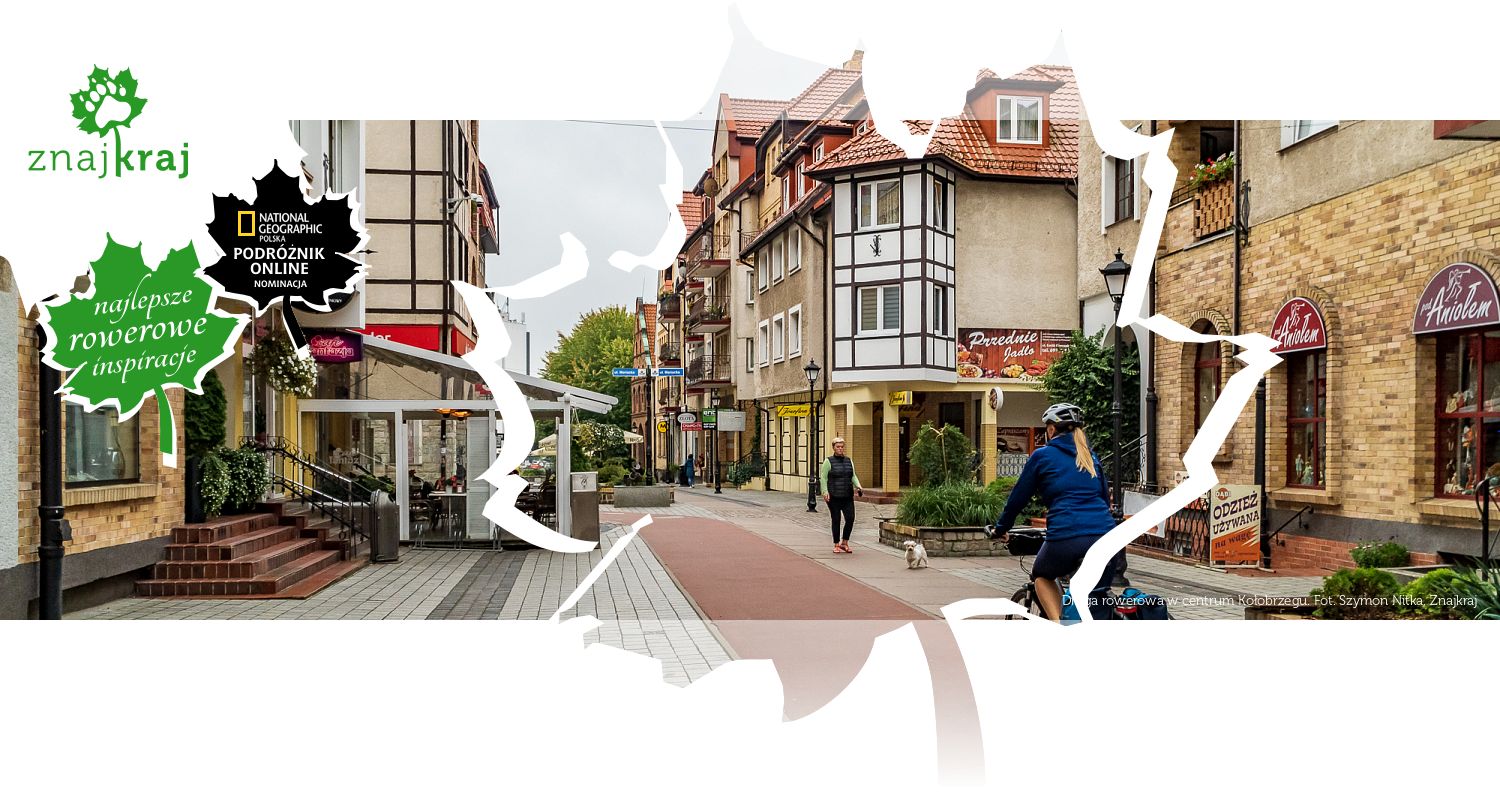 Droga rowerowa w centrum Kołobrzegu