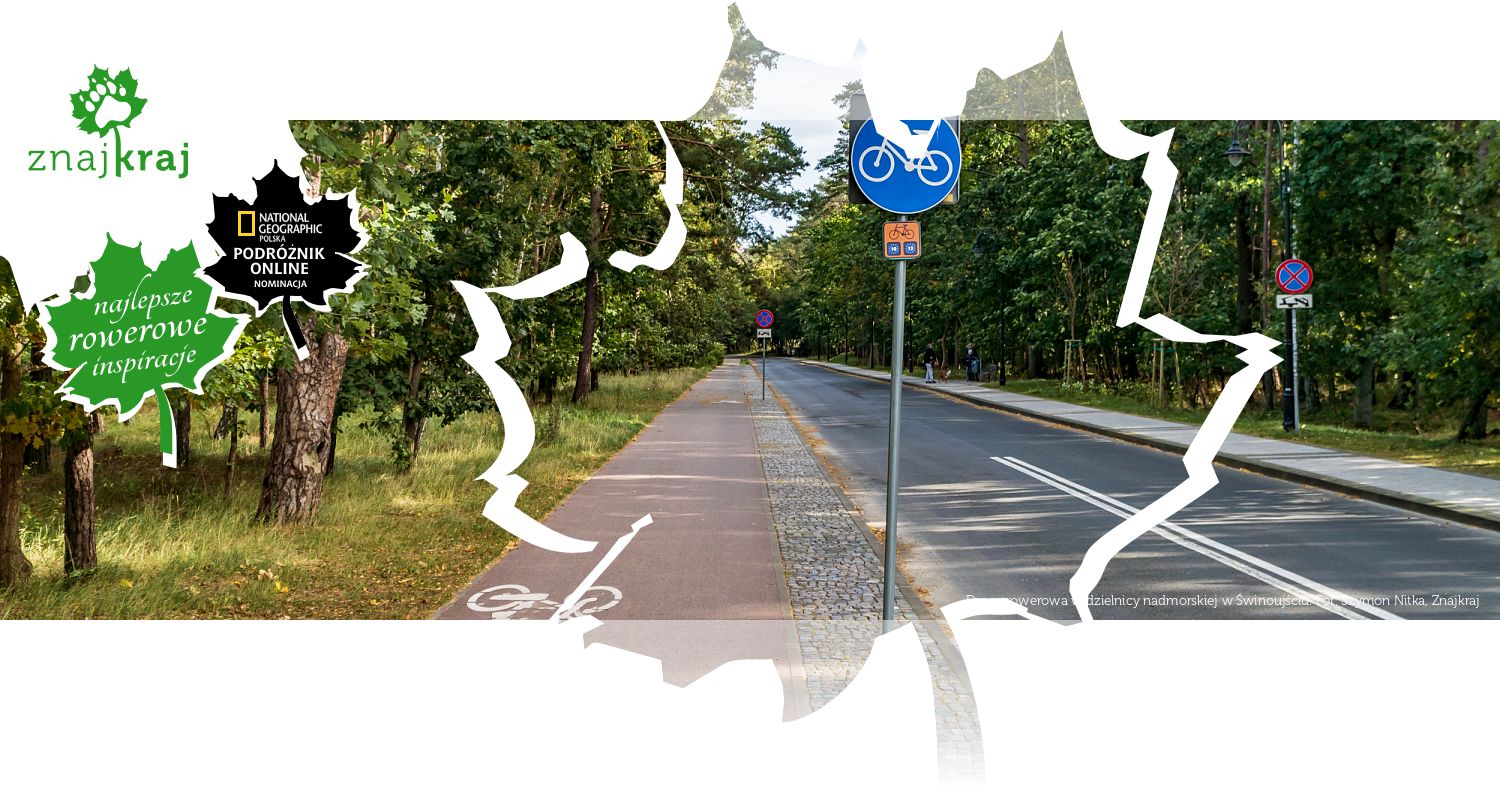 Droga rowerowa w dzielnicy nadmorskiej w Świnoujściu