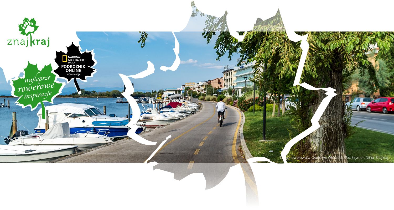 Droga rowerowa w Grado we Włoszech