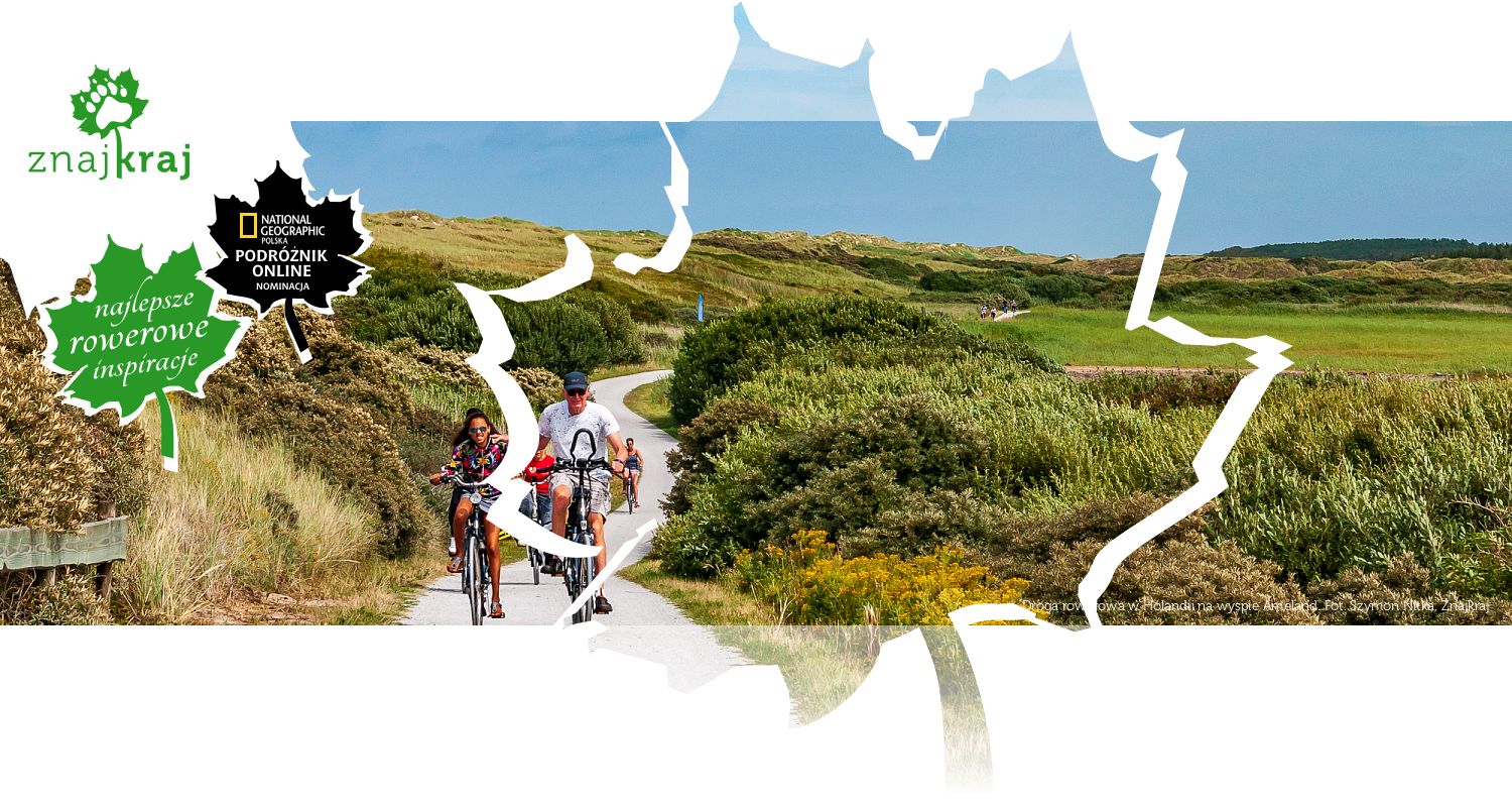 Droga rowerowa w Holandii na wyspie Ameland
