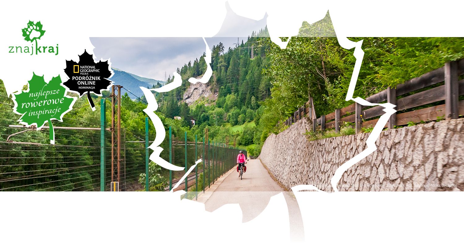 Droga rowerowa wzdłuż linii kolejowej z Brenner