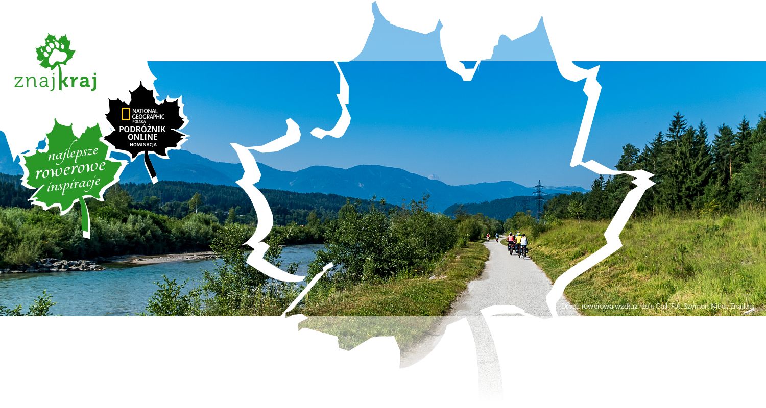 Droga rowerowa wzdłuż rzeki Gail