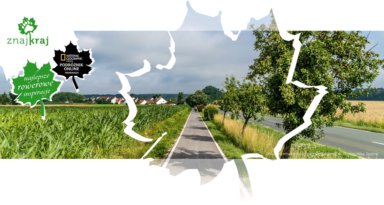Droga rowerowa wzdłuż szosy we Frankonii