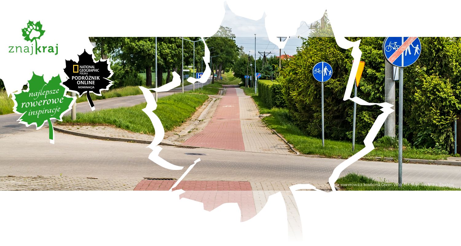 Droga rowerowa z kostki na Green Velo