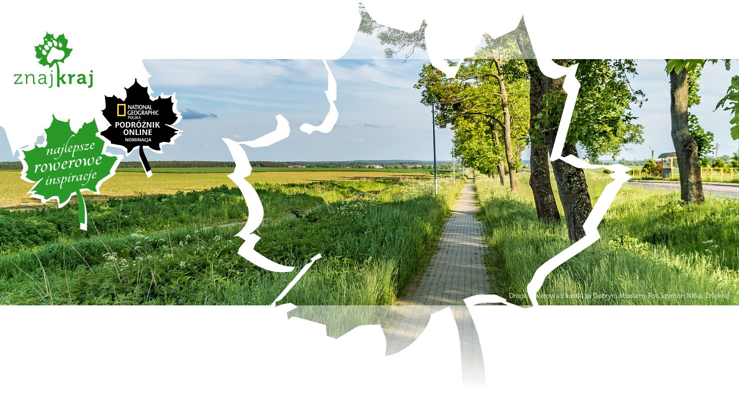 Droga rowerowa z kostki za Dobrym Miastem