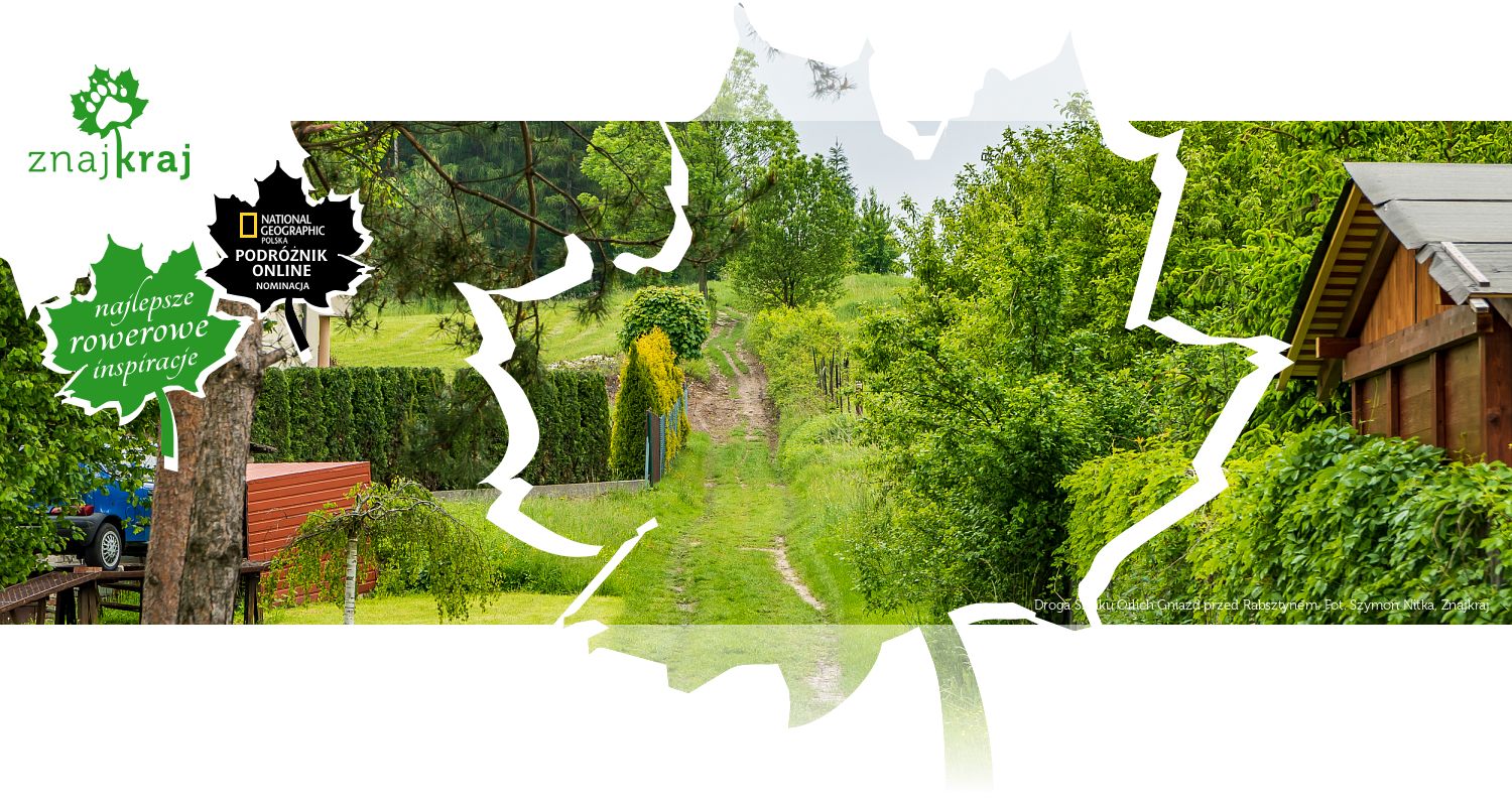 Droga Szlaku Orlich Gniazd przed Rabsztynem