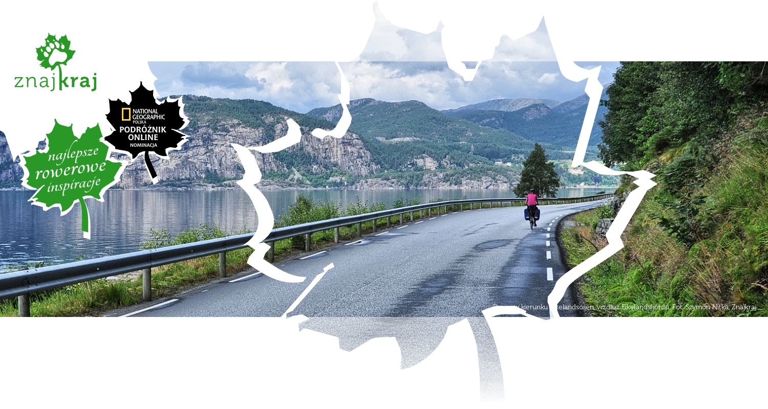 Droga w kierunku Eikelandsosen, wzdłuż Eikelandsfjordu