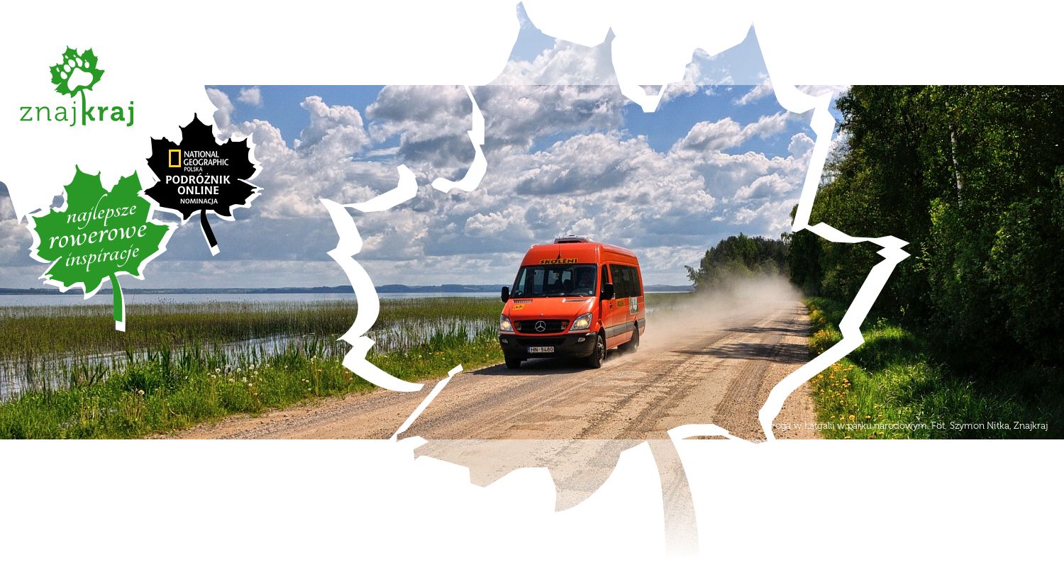 Droga w Łatgalii w parku narodowym