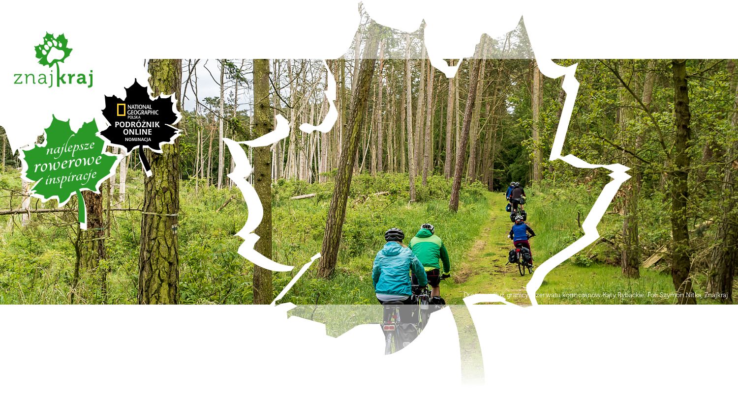 Droga wzdłuż granicy rezerwatu kormoranów Kąty Rybackie