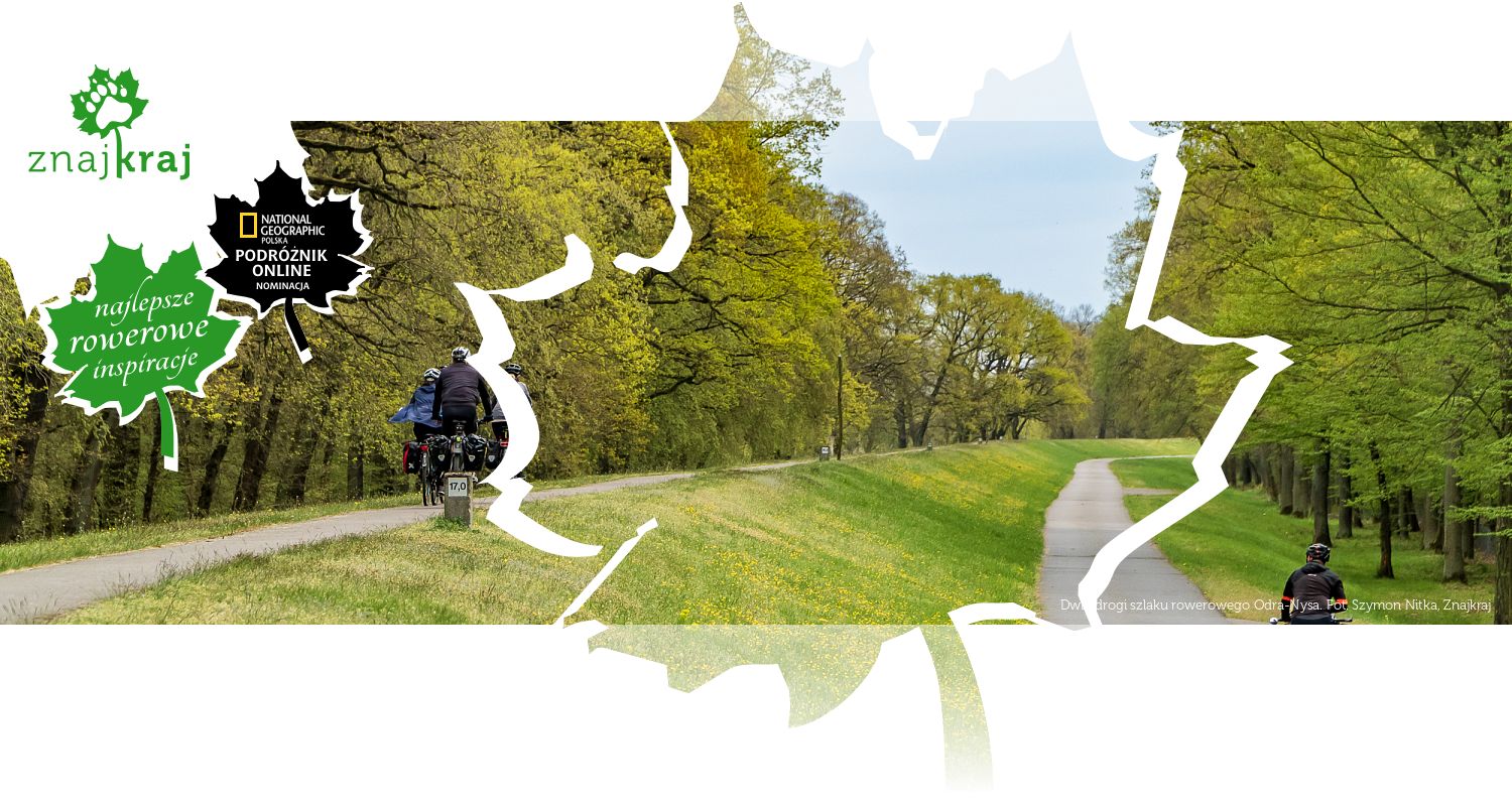 Dwie drogi szlaku rowerowego Odra-Nysa