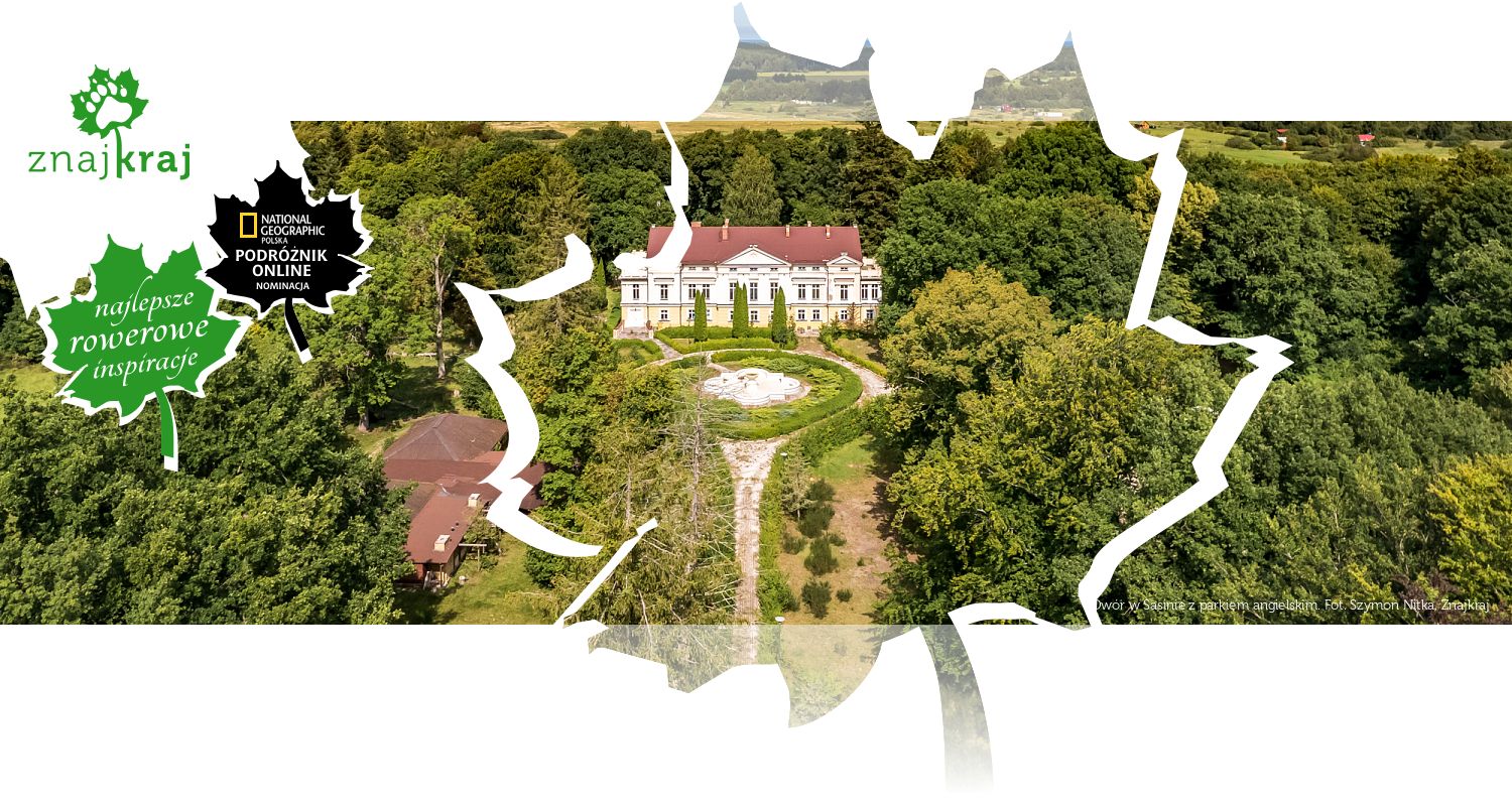 Dwór w Sasinie z parkiem angielskim