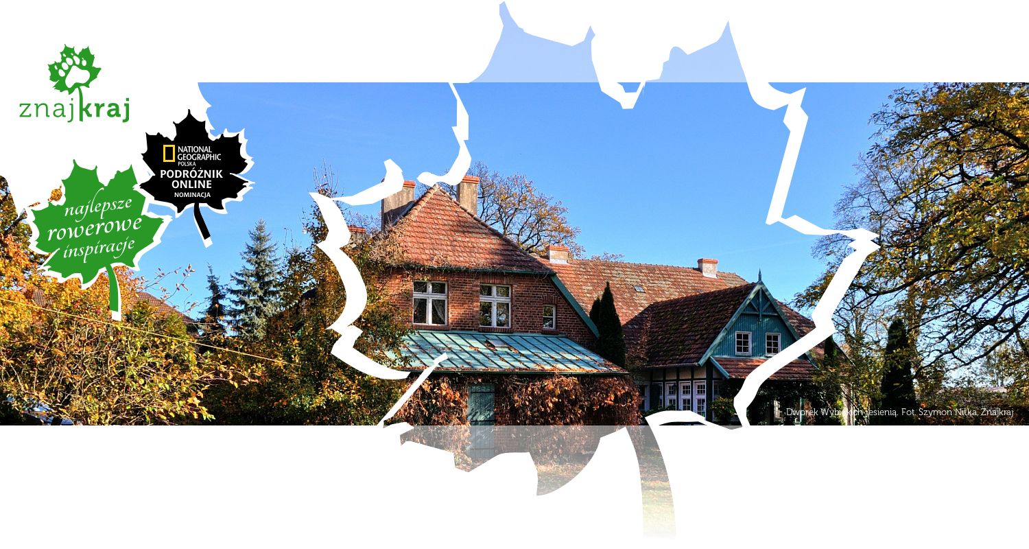 Dworek Wybickich jesienią