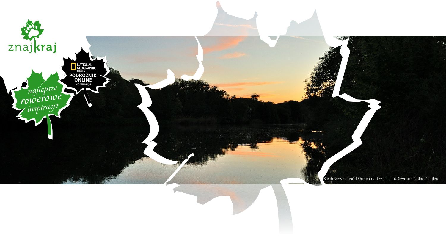 Efektowny zachód Słońca nad rzeką