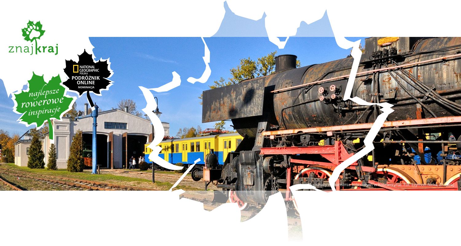 Eksponaty w skansenie kolejowym w Kościerzynie