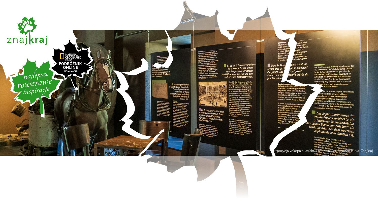 Ekspozycja w kopalni asfaltu La Presta