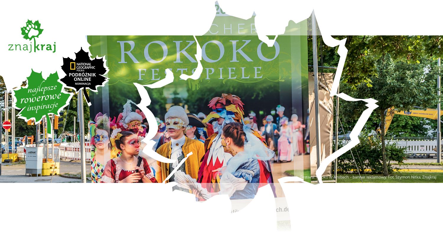 Festiwal rokoko w Ansbach - banner reklamowy