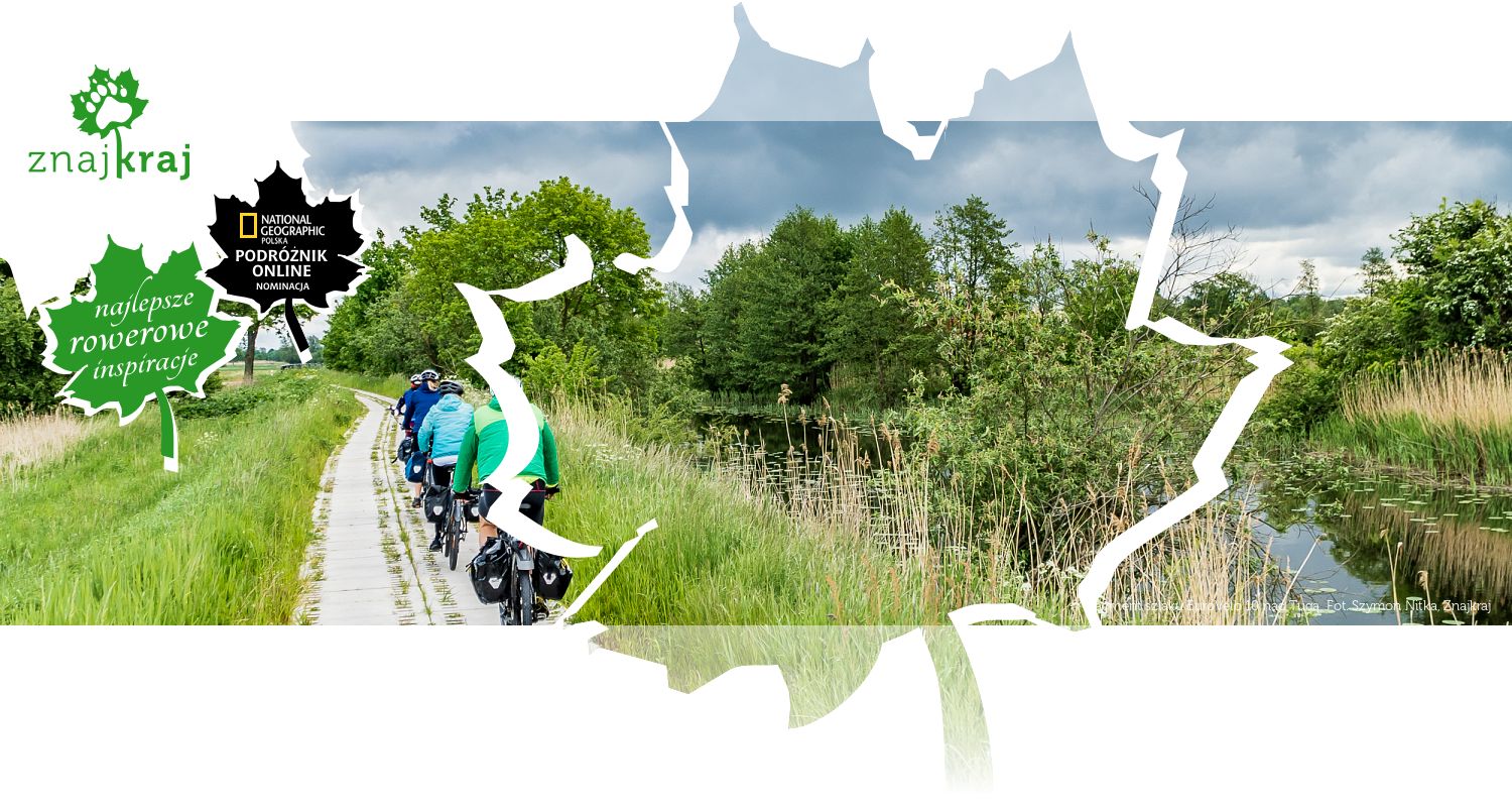 Fragment szlaku EuroVelo 10 nad Tugą