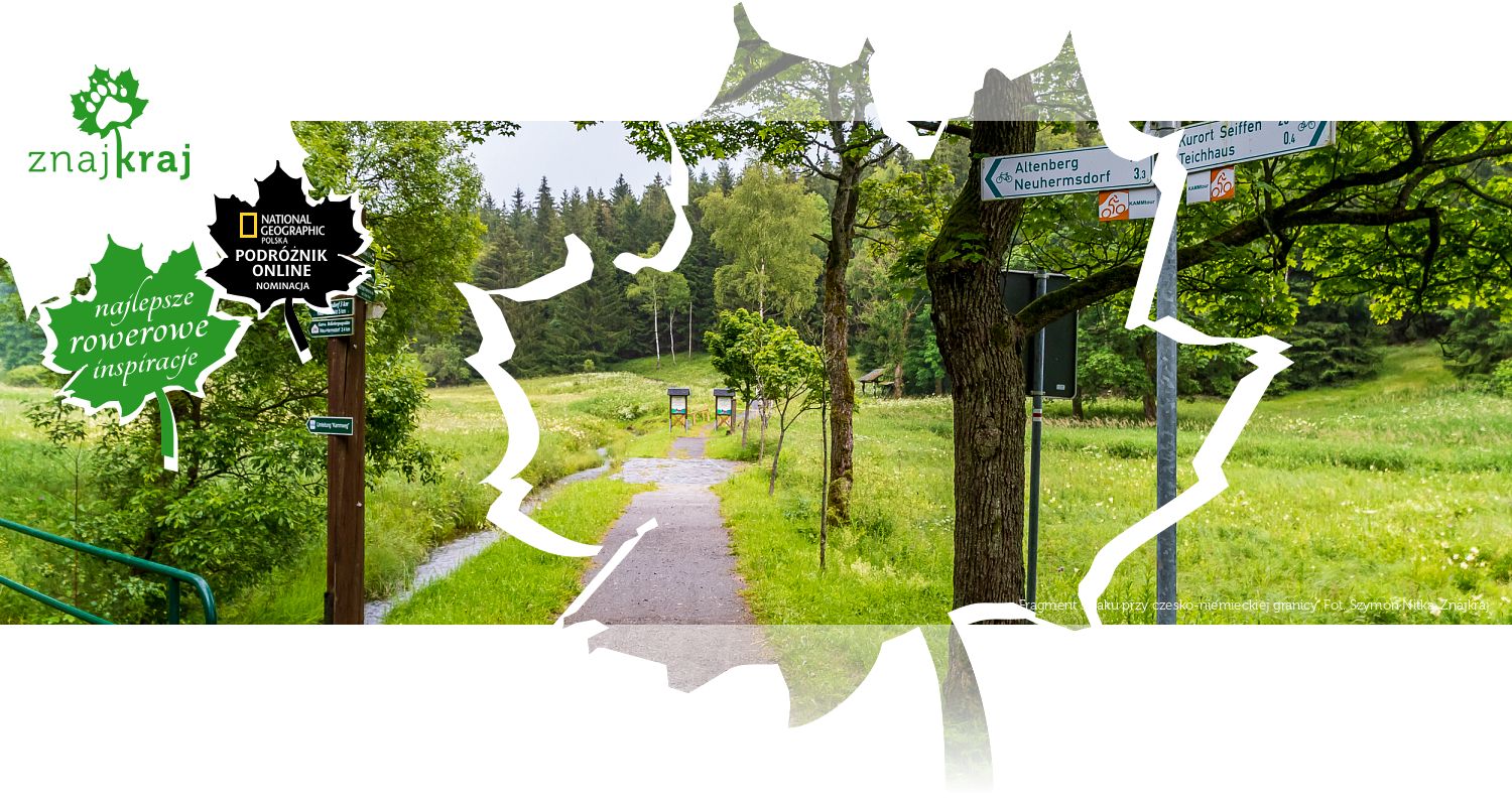 Fragment szlaku przy czesko-niemieckiej granicy