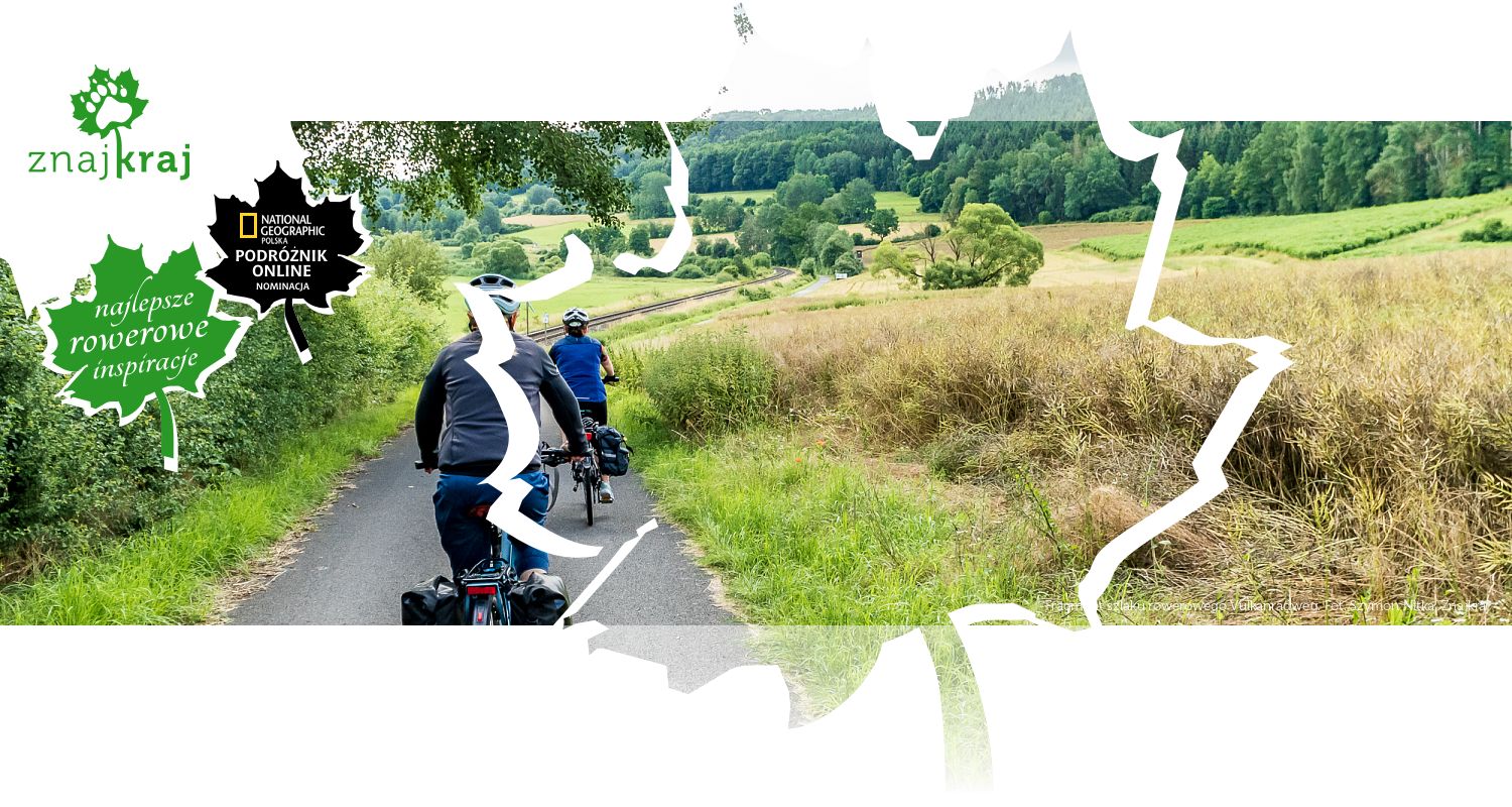 Fragment szlaku rowerowego Vulkanradweg