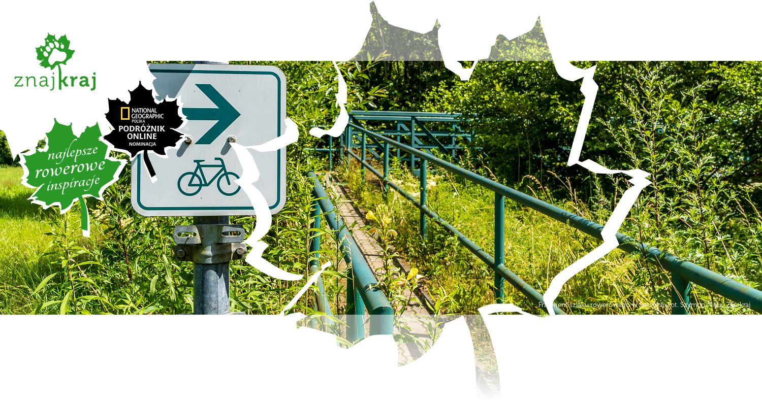 Fragment szlaku rowerowego w Saksonii