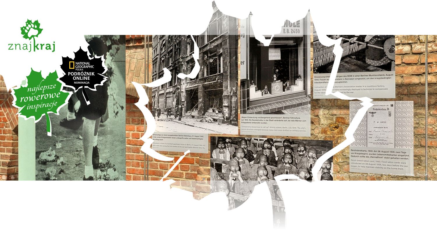 Fragment wystawy koło Topografii Terroru w Berlinie