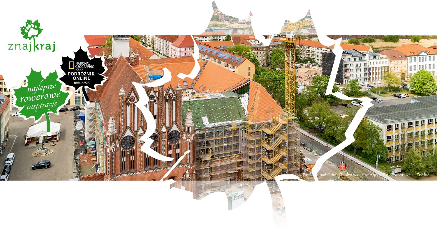 Frankfurt nad Odrą i Słubice widziane z góry