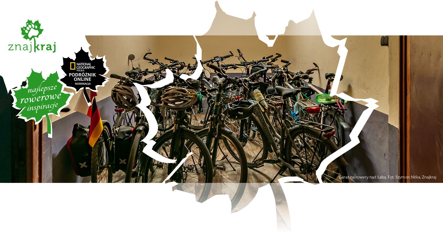 Garaż na rowery nad Łabą