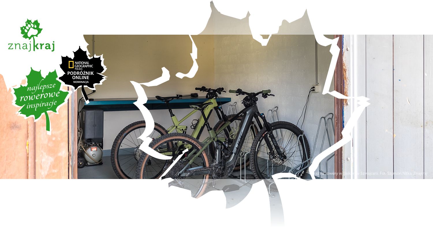 Garaż na rowery w Sisikon w Szwajcarii