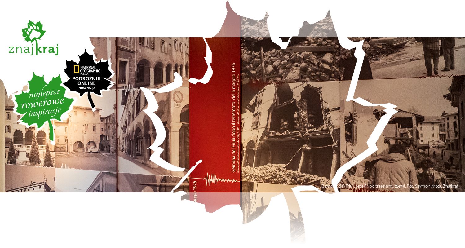 Gemona del Friuli przed i po trzęsieniu ziemi