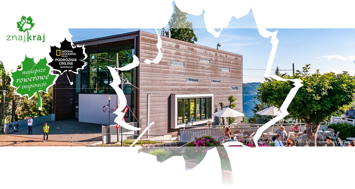 Górna stacja kolei linowej w Bolzano