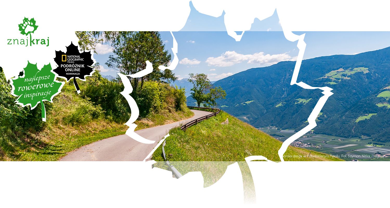 Górska droga w Południowym Tyrolu