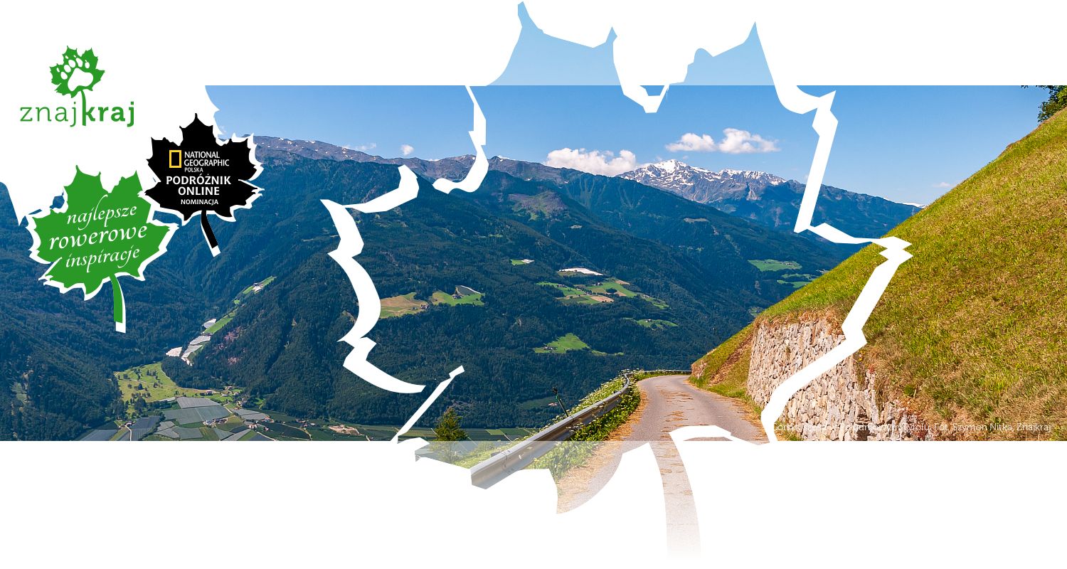 Górska szosa w Południowym Tyrolu