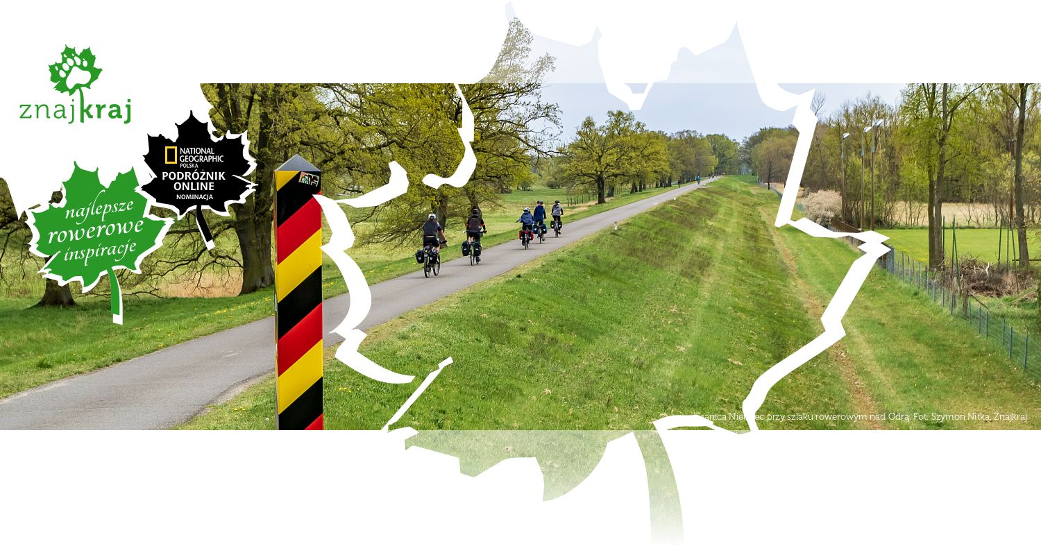 Granica Niemiec przy szlaku rowerowym nad Odrą