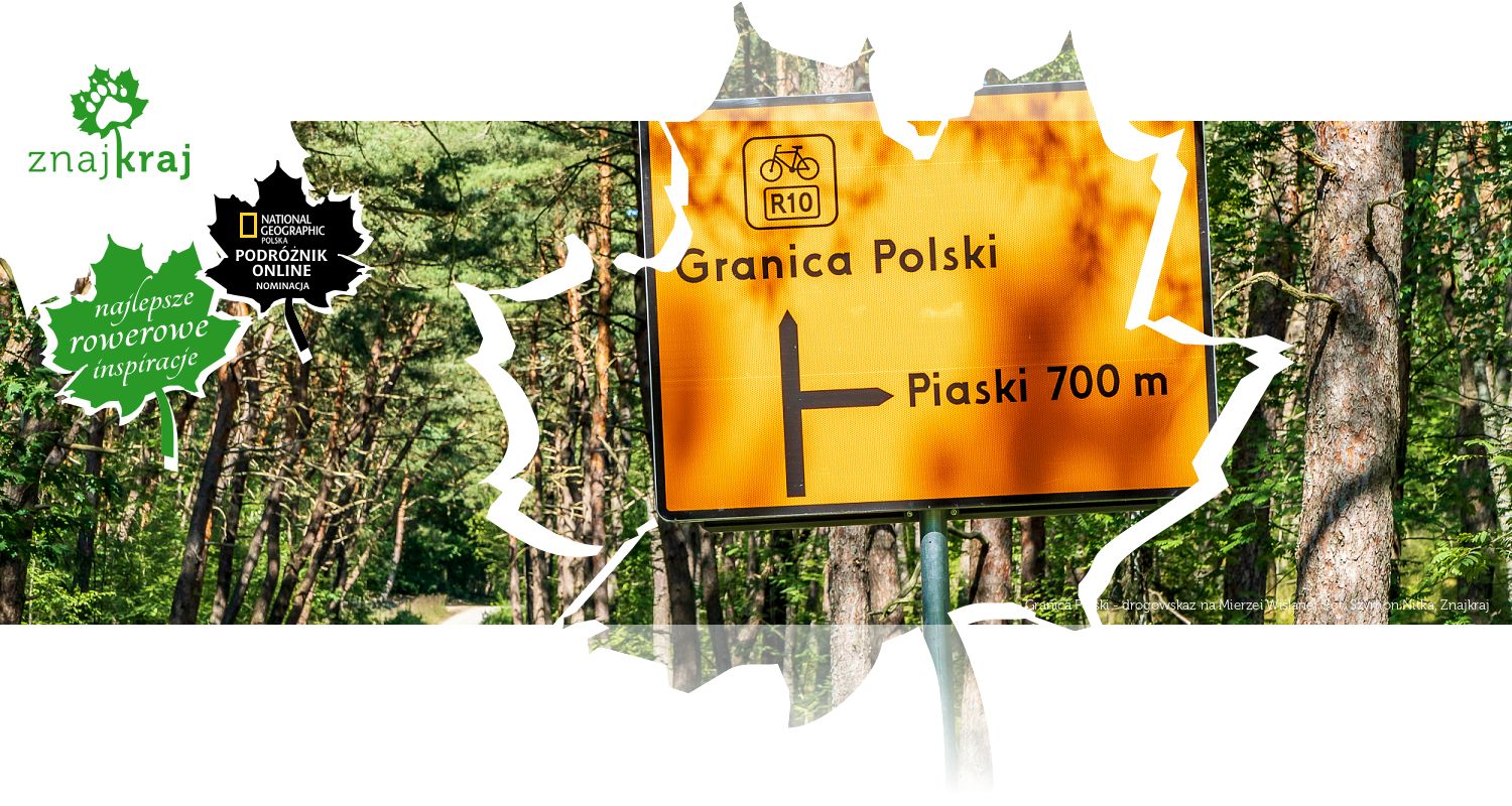 Granica Polski - drogowskaz na Mierzei Wiślanej