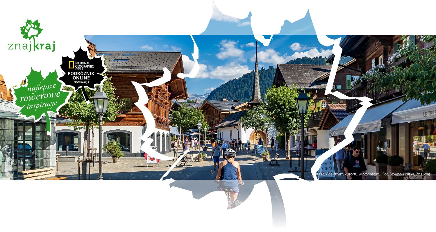 Gstaad - centrum kurortu w Szwajcarii